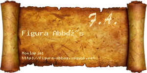 Figura Abbás névjegykártya